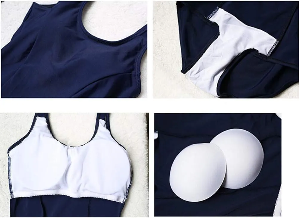 Japanese Style Cute One-Piece Swimsuit Cos Sexy Bathing Suit Swimwear for Girls Women