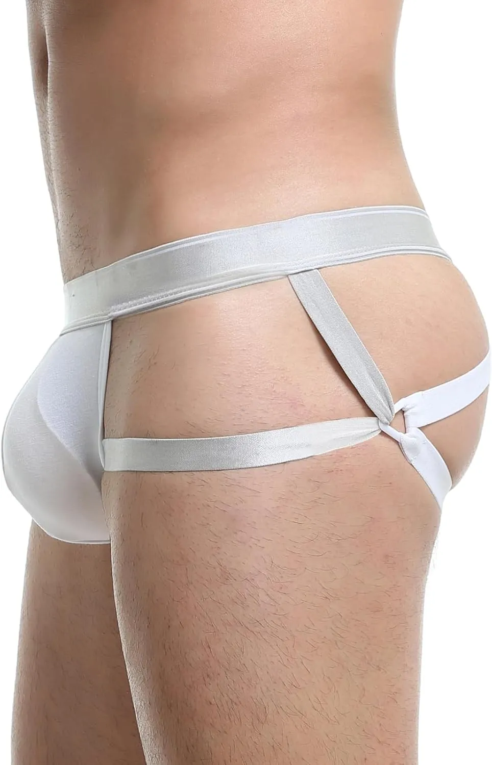 Jock Straps for Men Thong Underwear Briefs Buckle G-string Cotton Sissy Panties Athletic Supporters