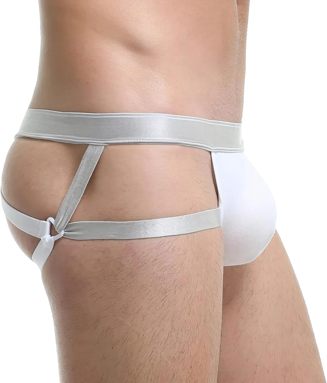 Jock Straps for Men Thong Underwear Briefs Buckle G-string Cotton Sissy Panties Athletic Supporters