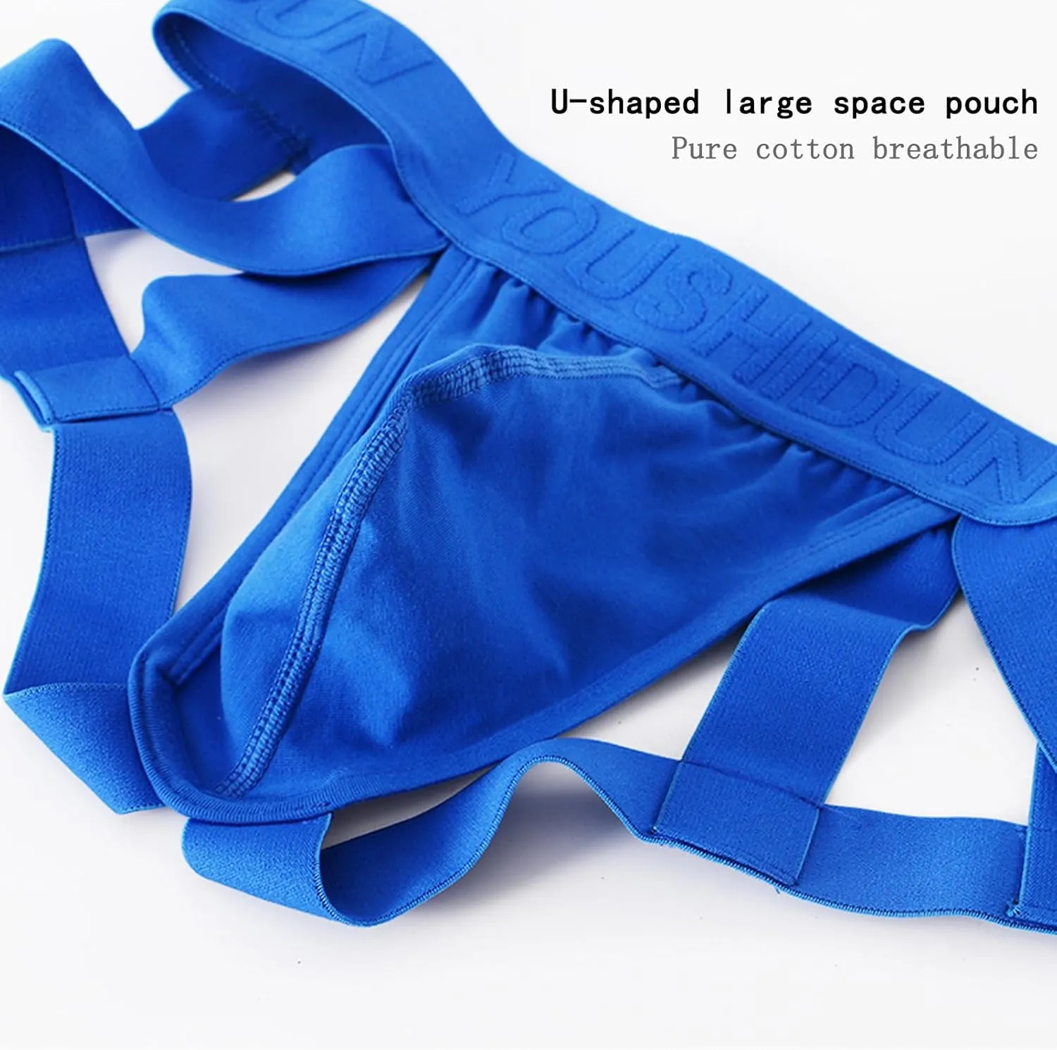 Jock Straps for Men Thong Underwear Briefs Buckle G-string Cotton Sissy Panties Athletic Supporters