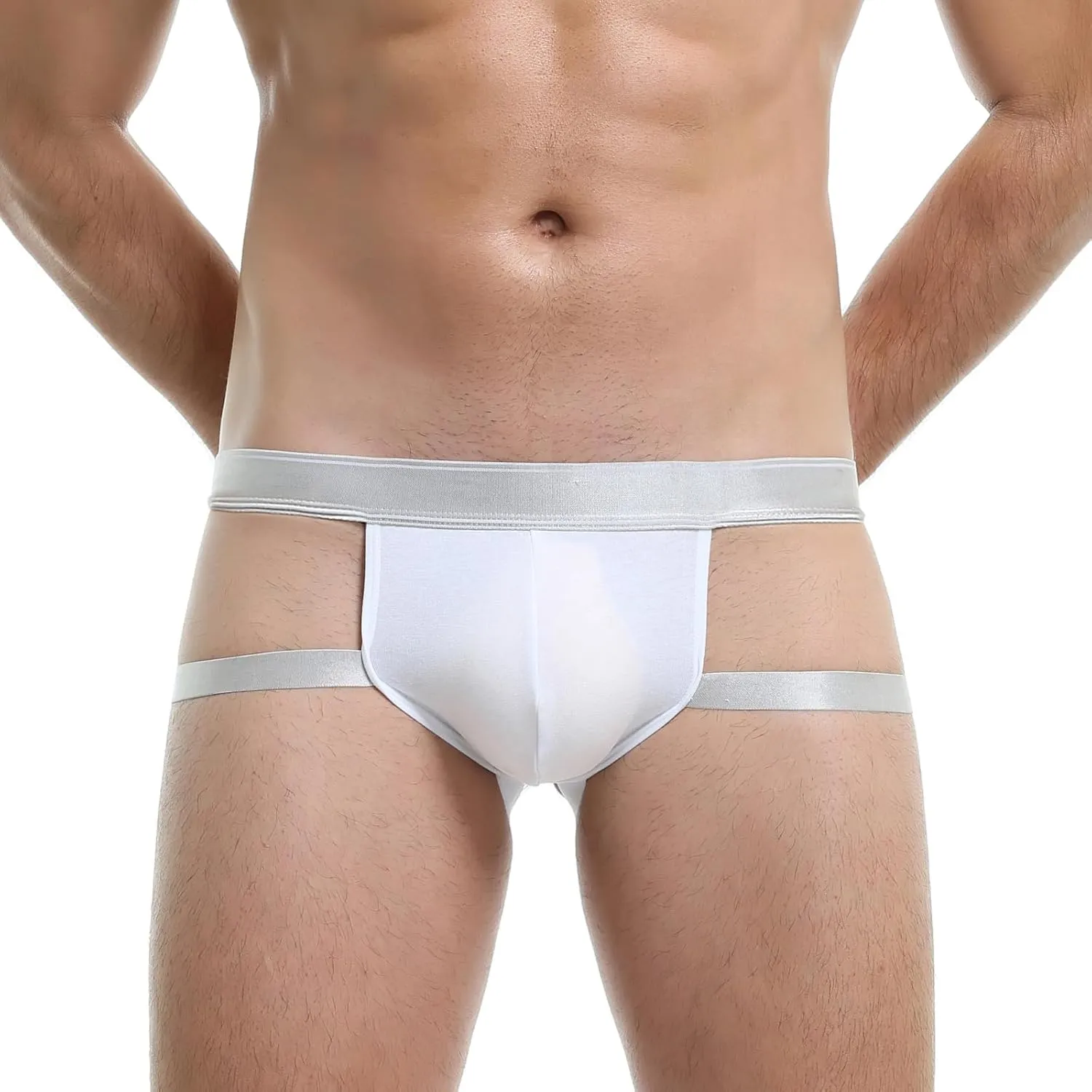 Jock Straps for Men Thong Underwear Briefs Buckle G-string Cotton Sissy Panties Athletic Supporters