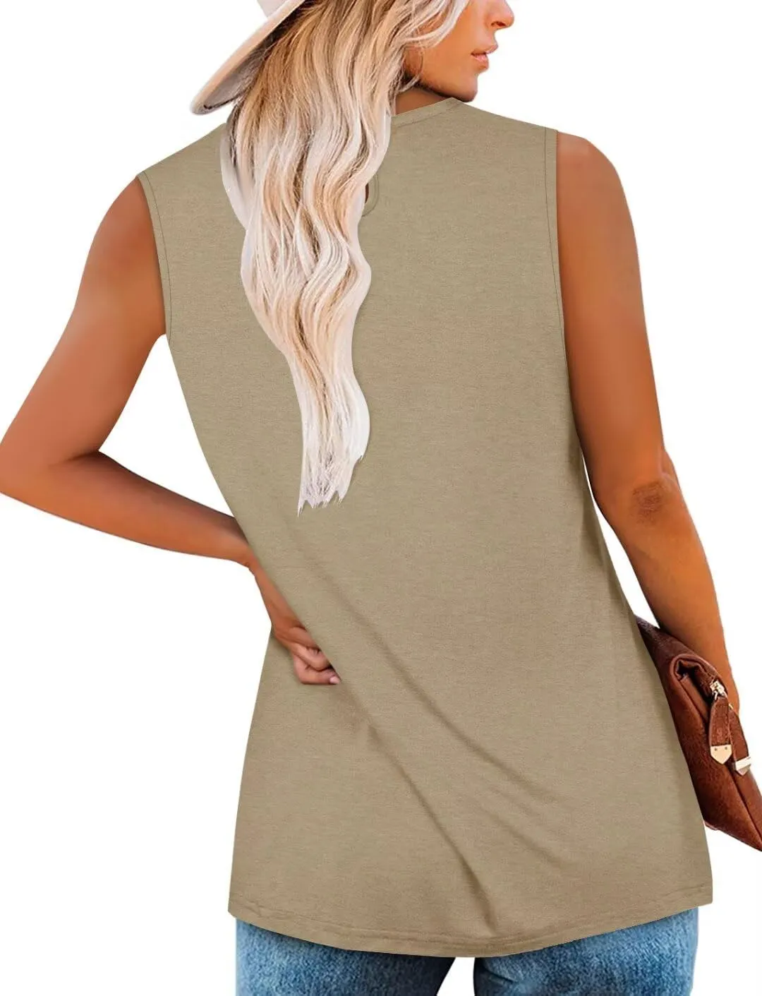 KISSMODA Womens Flora Print Tank Tops Ribbed Summer Shirt Sleeveless Summer Casual Women BlousesS-3XL