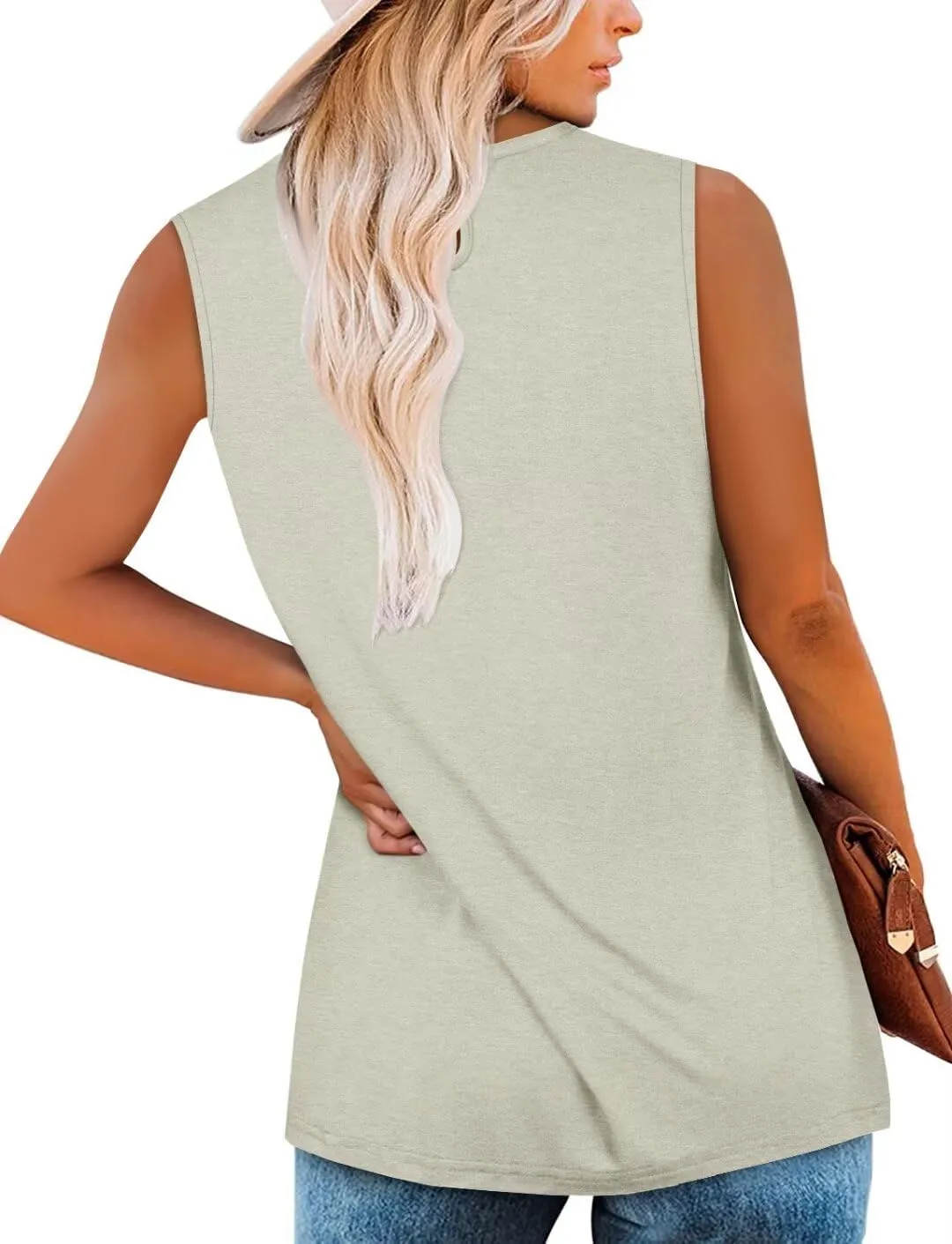 KISSMODA Womens Flora Print Tank Tops Ribbed Summer Shirt Sleeveless Summer Casual Women BlousesS-3XL