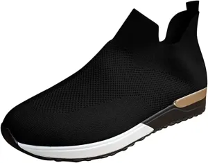 Ladmiple Running Shoes Womens Slip On Walking Shoes Lightweight Sock Sneakers Comfort Fashion Tennis Athletic Gym Shoes