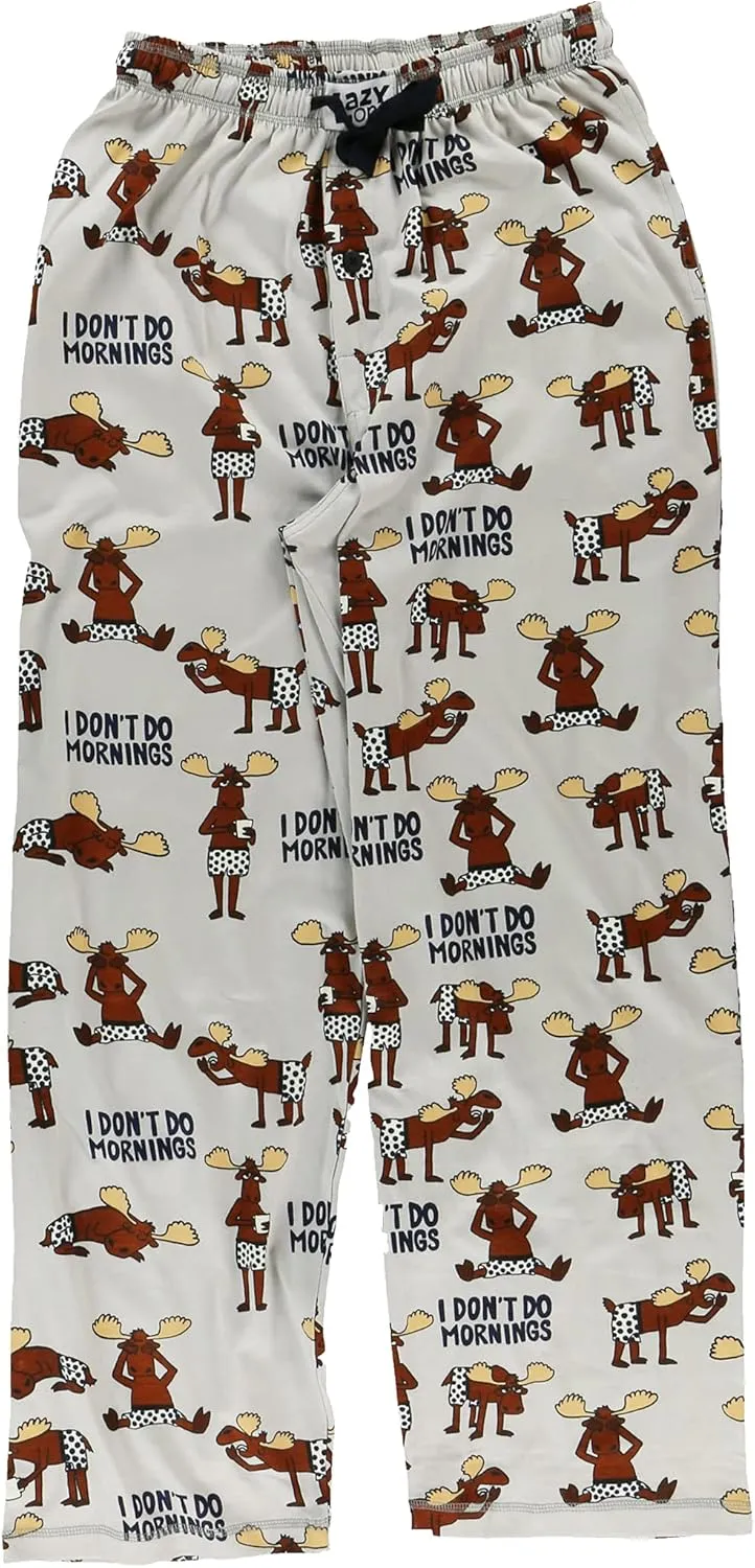 Lazy One Animal Pajama Pants for Men, Men's Separate Bottoms, Lounge Pants