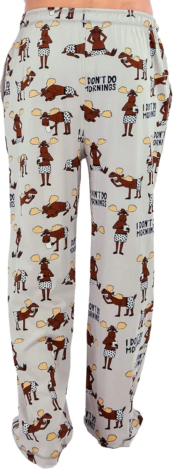Lazy One Animal Pajama Pants for Men, Men's Separate Bottoms, Lounge Pants