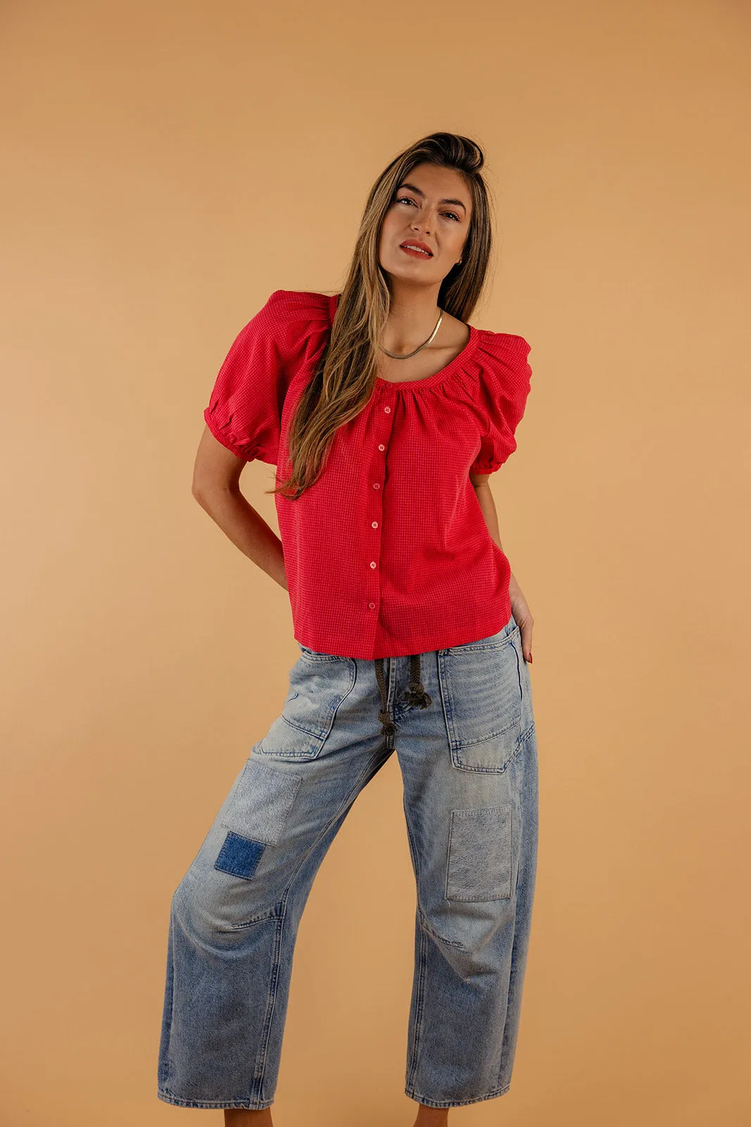 Made For Me Button Down Blouse