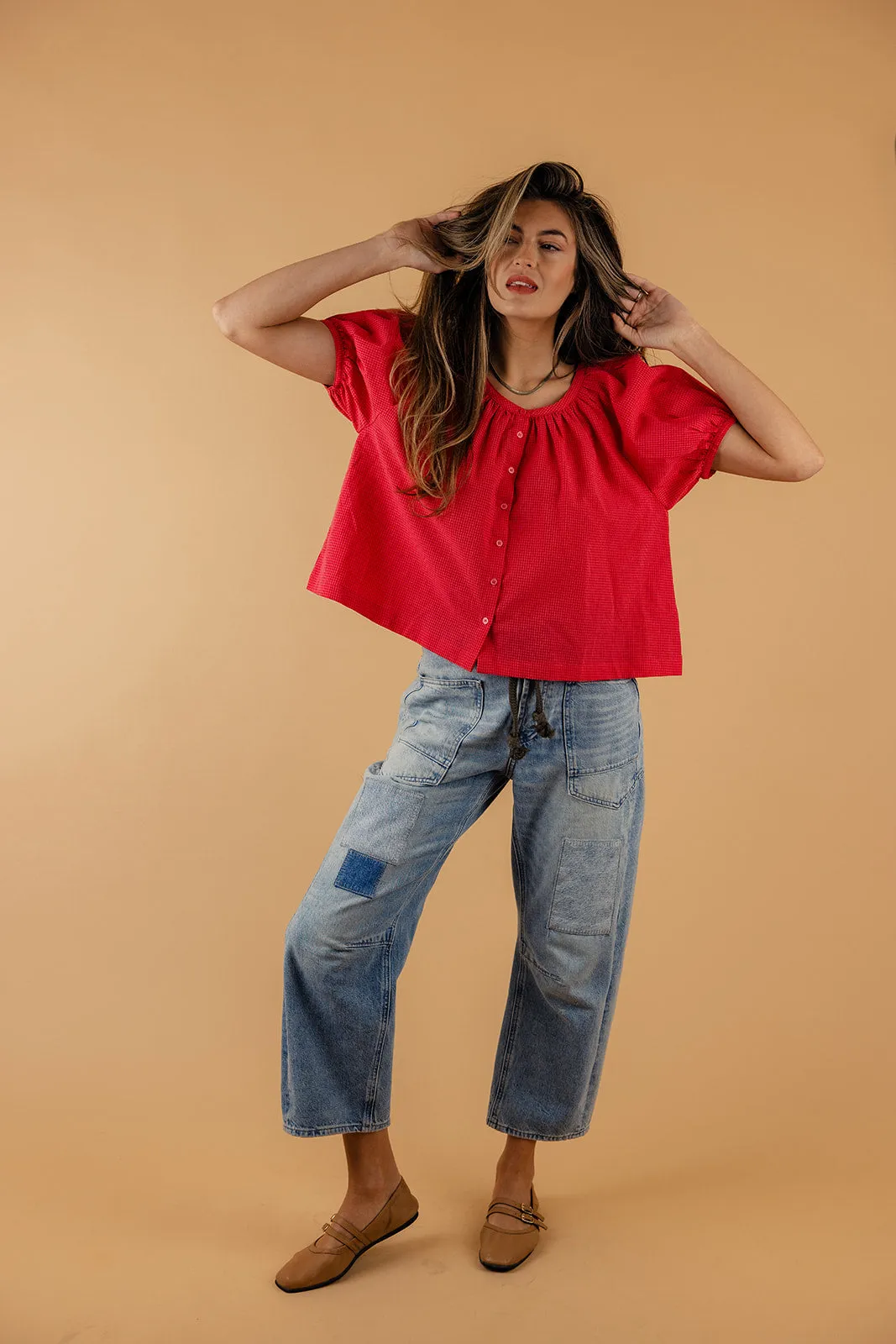 Made For Me Button Down Blouse