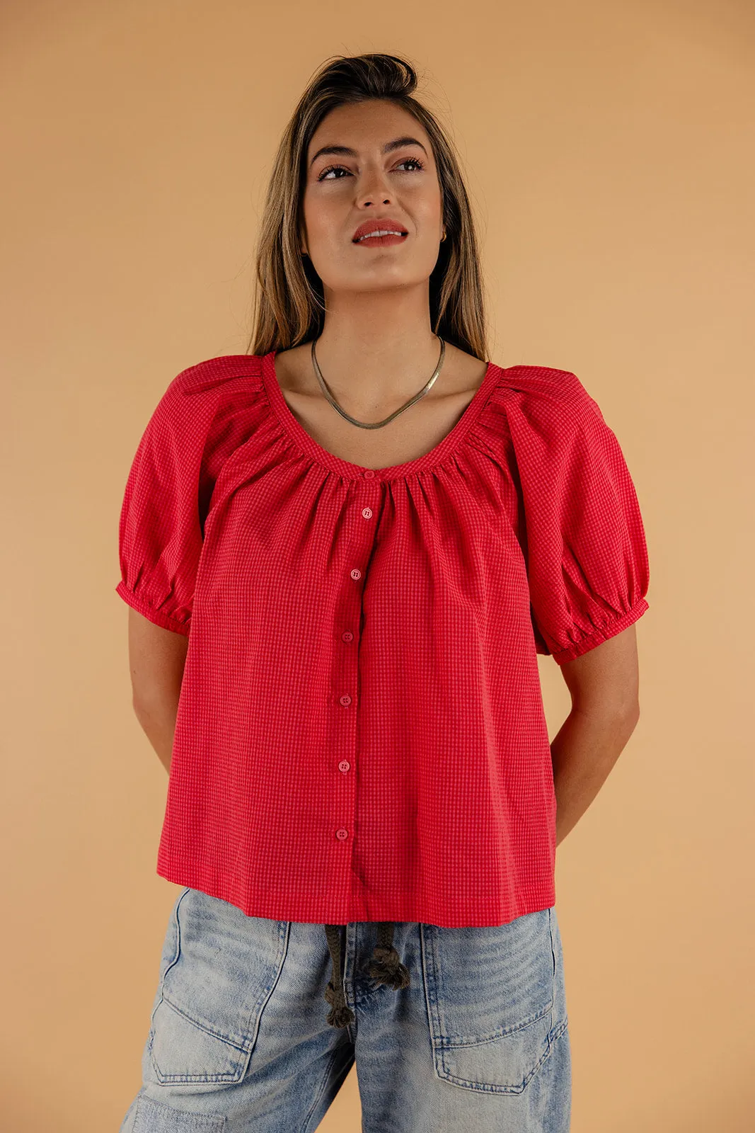 Made For Me Button Down Blouse