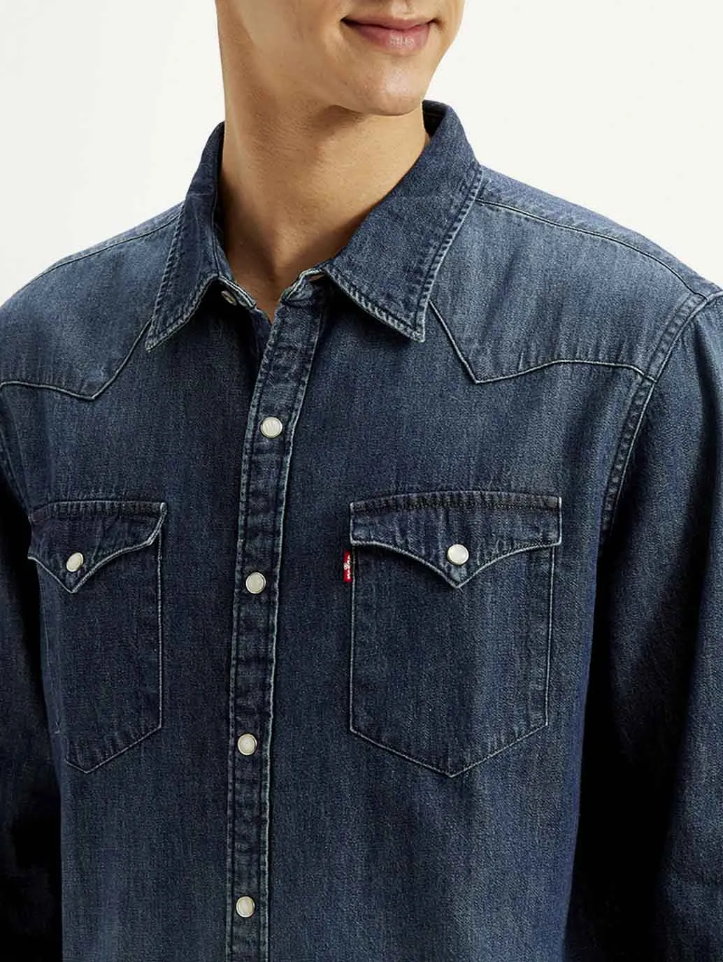 Men's Ombre Slim Fit Shirt