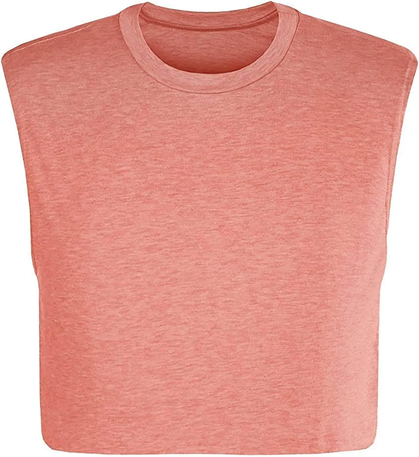 Mens Workout Cropped Tank Top Plain Vest Lightweight Basic Sleeveless Crop Tops Hot Shirts