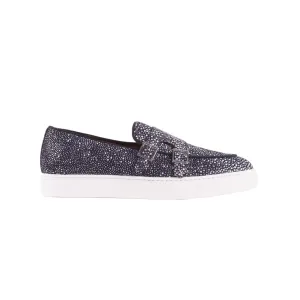 Mister 40152 Ancil Men's Shoes Gray Stringray Print / Suede Leather Monk-Straps Loafers (MIS1019)