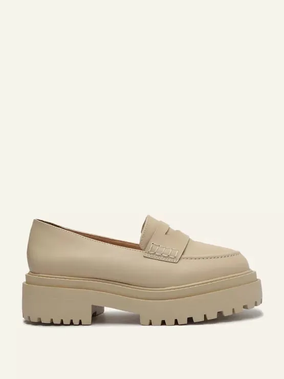 Mocassim Tratorado Loafer Nude My Shoes