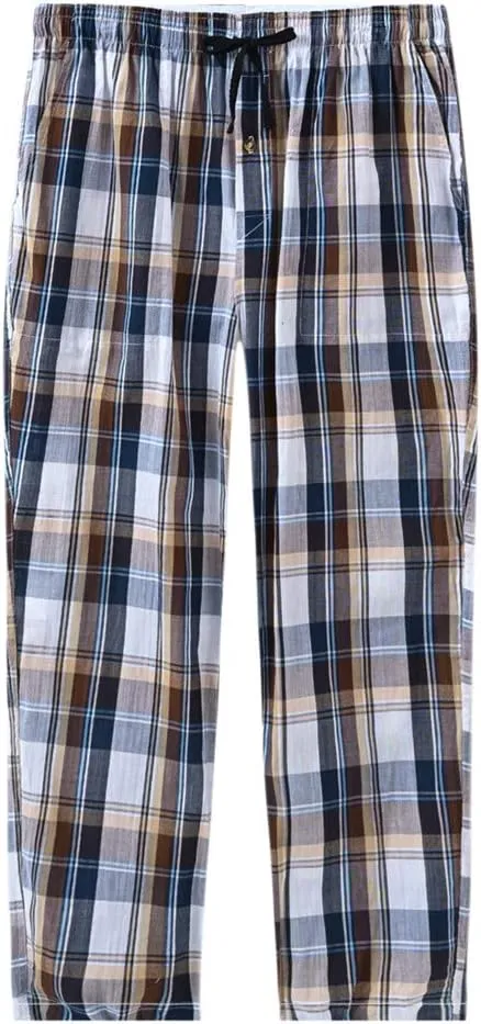 MoFiz Men's Pajama Pants Ultra Lightweight Pjs Bottoms Sleepwear Bottom Pants with Pocket Drawstring 3-Pack