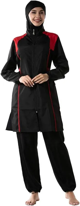 Muslim Swimwear for Women Modest Muslim Swimsuits for Women Girls Full Cover Islamic Hijab Sportswear Suit