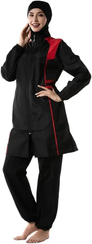 Muslim Swimwear for Women Modest Muslim Swimsuits for Women Girls Full Cover Islamic Hijab Sportswear Suit