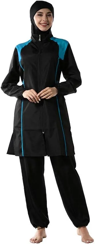 Muslim Swimwear for Women Modest Muslim Swimsuits for Women Girls Full Cover Islamic Hijab Sportswear Suit