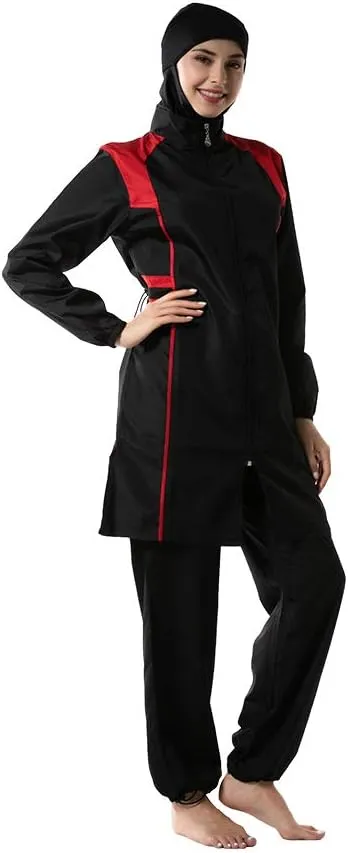 Muslim Swimwear for Women Modest Muslim Swimsuits for Women Girls Full Cover Islamic Hijab Sportswear Suit