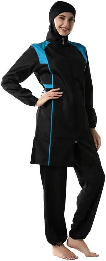 Muslim Swimwear for Women Modest Muslim Swimsuits for Women Girls Full Cover Islamic Hijab Sportswear Suit