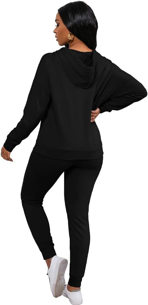 Nimsruc Two Piece Outfits For Women Jogging Suits Casual Sweatsuits Jogger