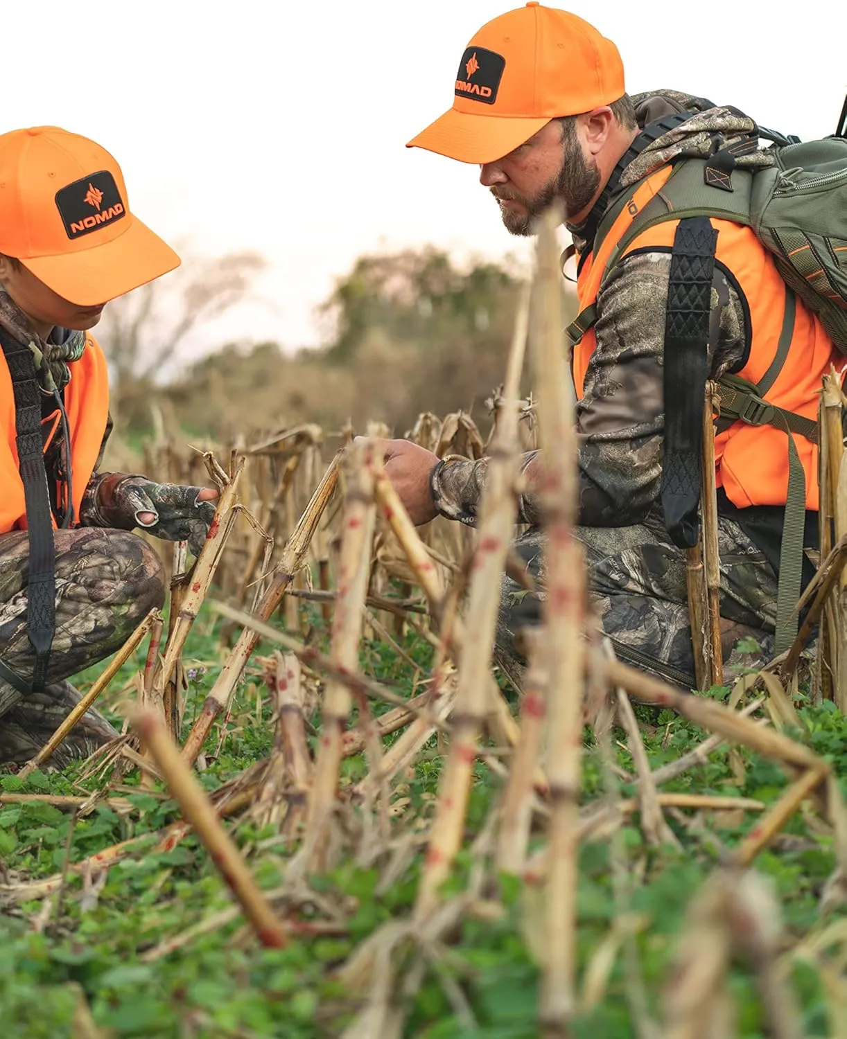Nomad Men's Blaze Orange Zip Up Hunting Vest