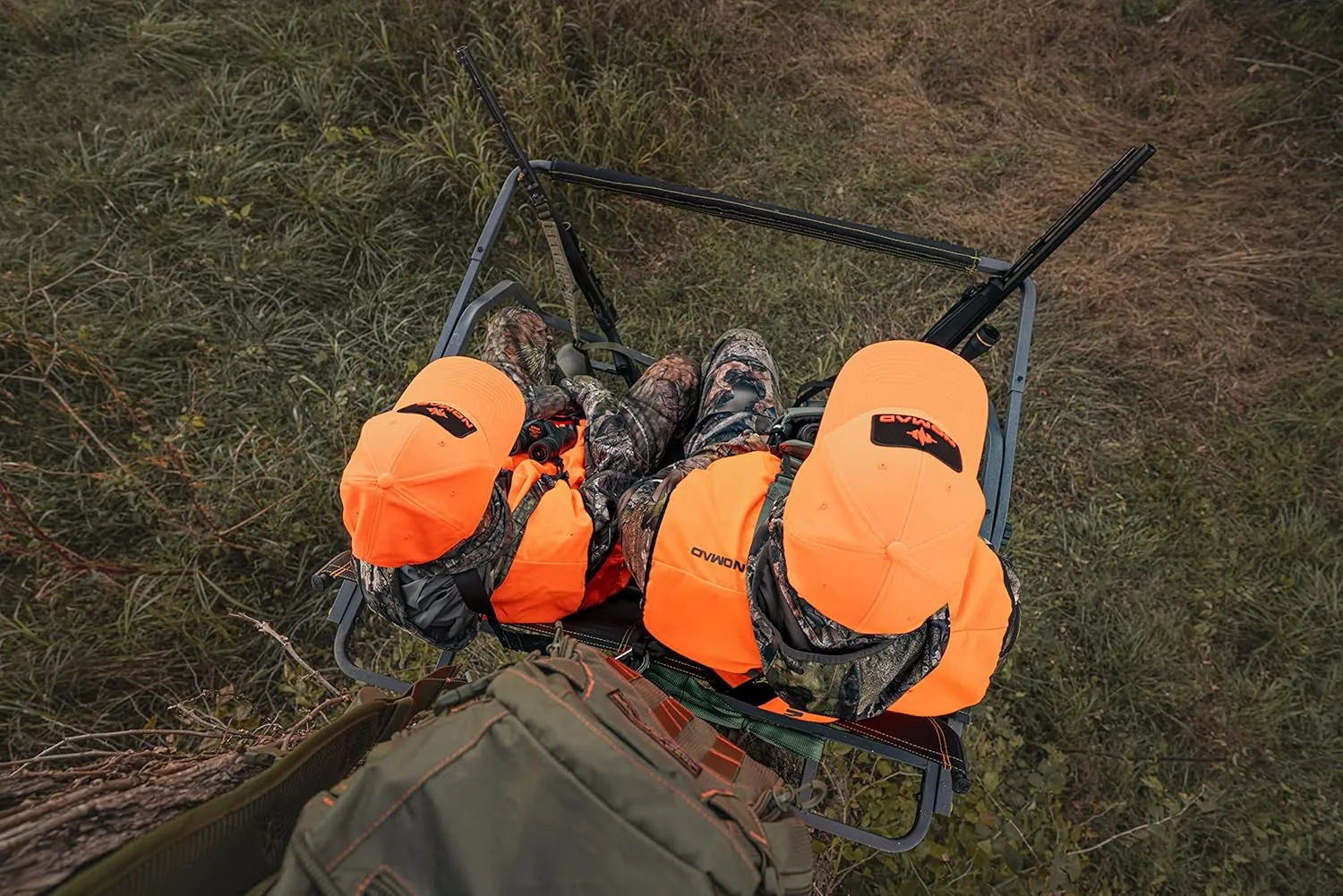 Nomad Men's Blaze Orange Zip Up Hunting Vest