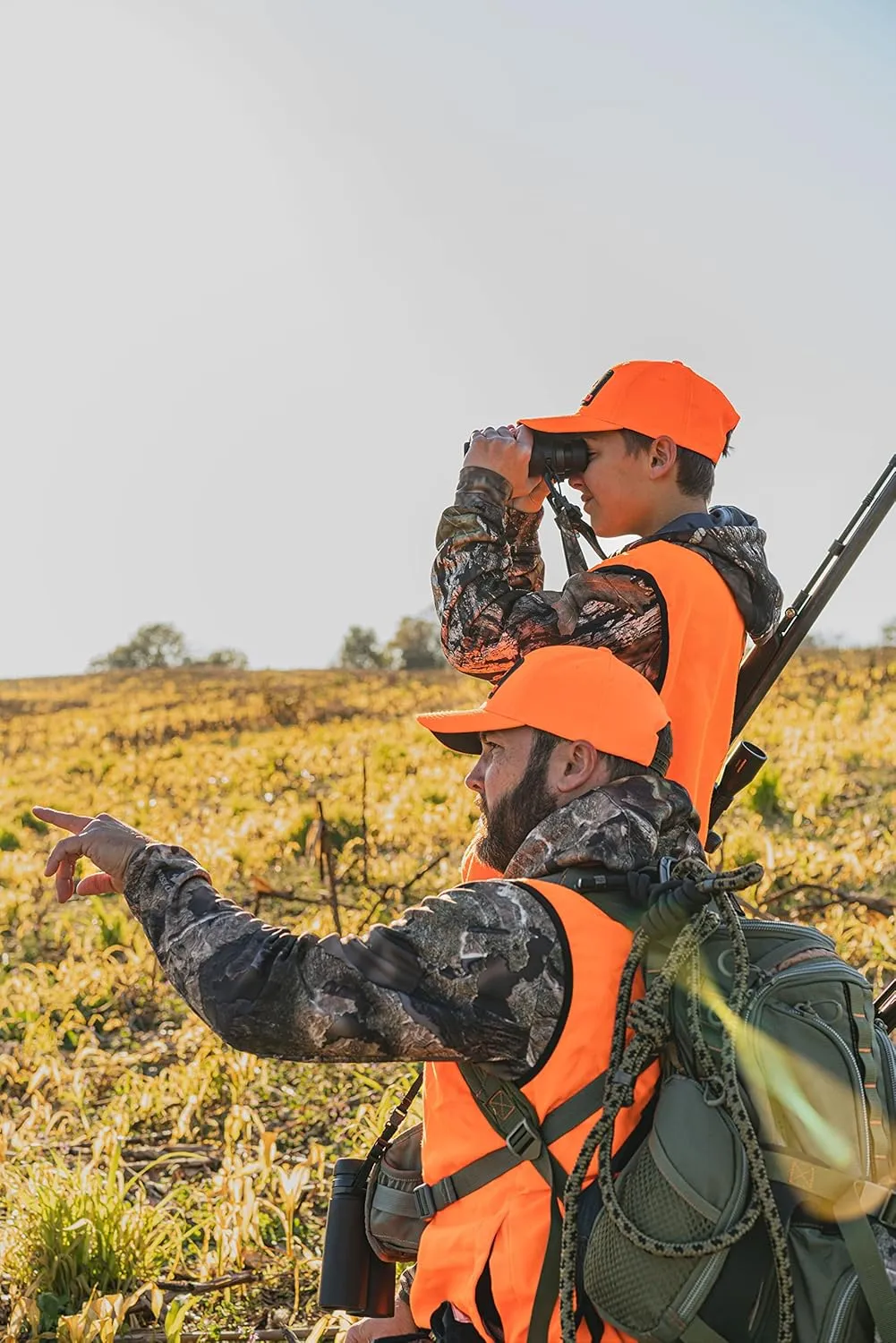 Nomad Men's Blaze Orange Zip Up Hunting Vest