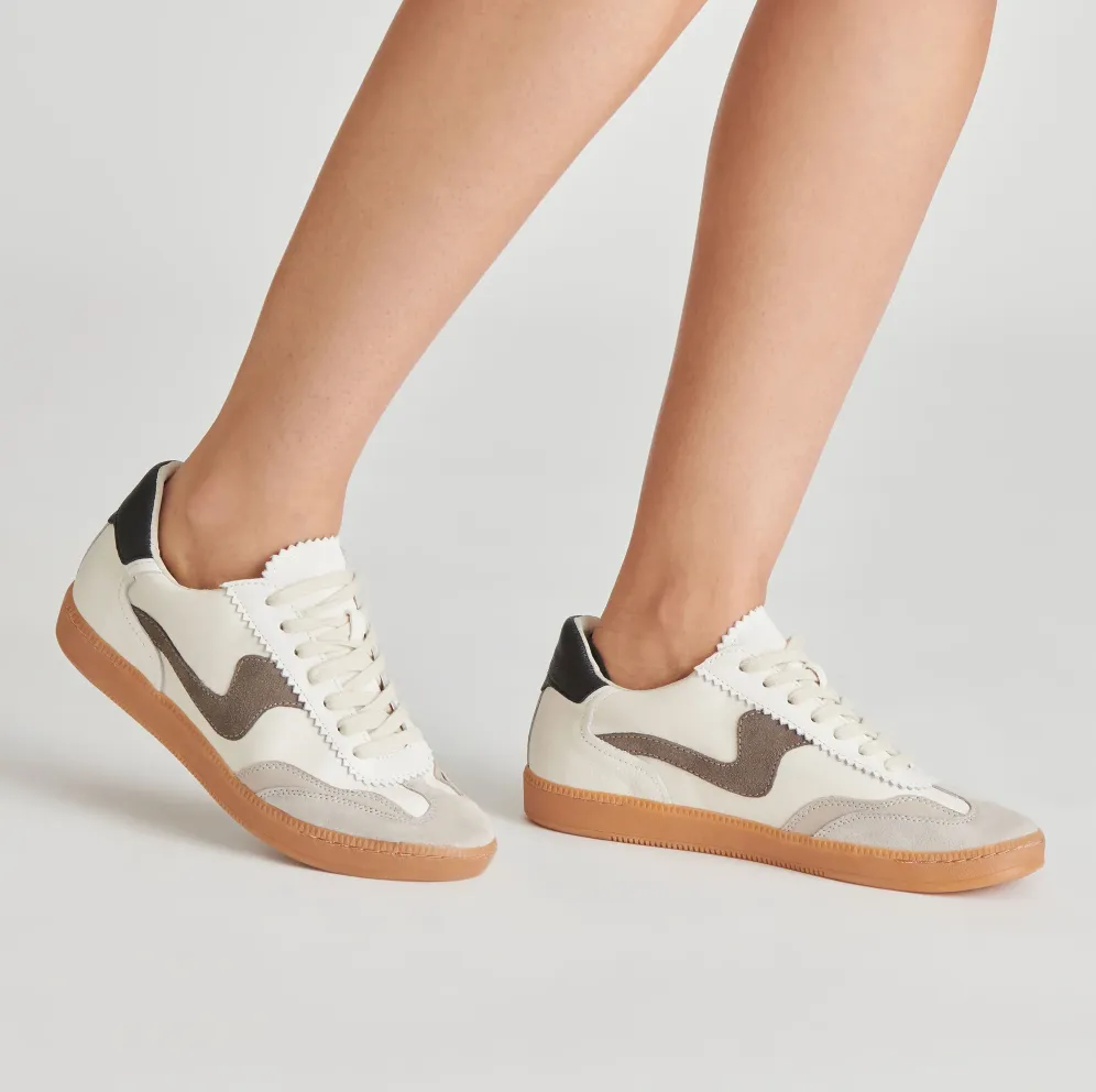 Notice Sneaker - White/Grey Leather