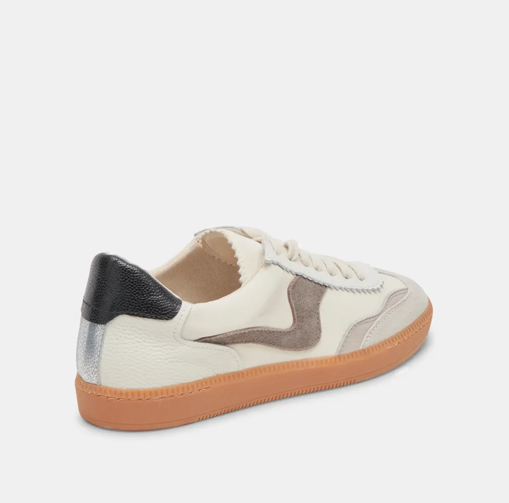 Notice Sneaker - White/Grey Leather