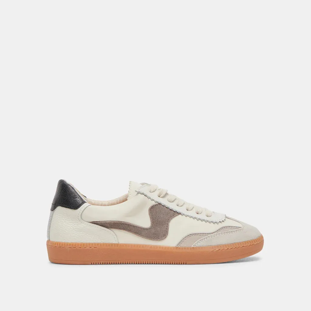 Notice Sneaker - White/Grey Leather