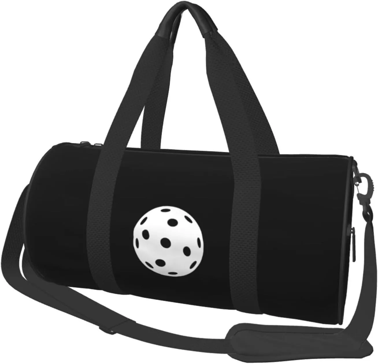 Pickleball Convertible Garment Bag with Shoulder Strap, Carry on Garment Duffel Bag for Men Women - Rolling Foldable for Travel Luggage Bags (Black)