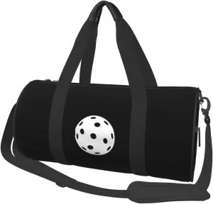 Pickleball Convertible Garment Bag with Shoulder Strap, Carry on Garment Duffel Bag for Men Women - Rolling Foldable for Travel Luggage Bags (Black)