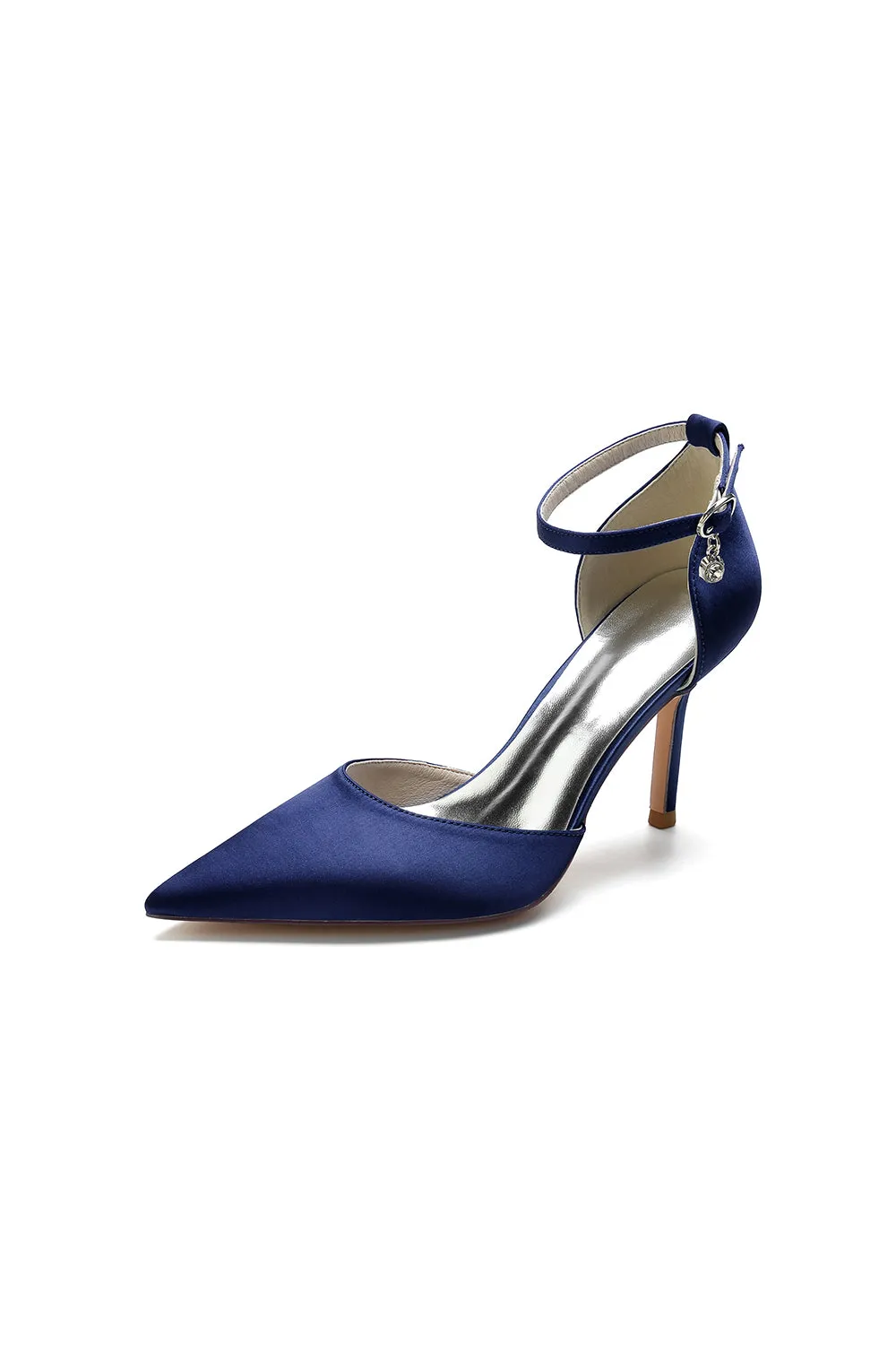 Pointed Toe Ankle Strap High Heels Shoes
