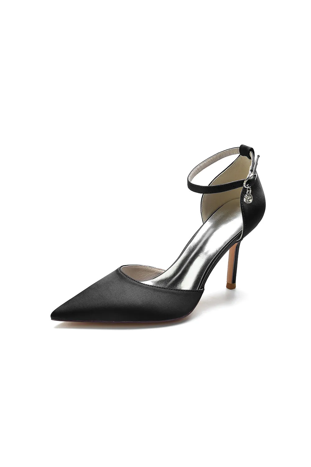 Pointed Toe Ankle Strap High Heels Shoes