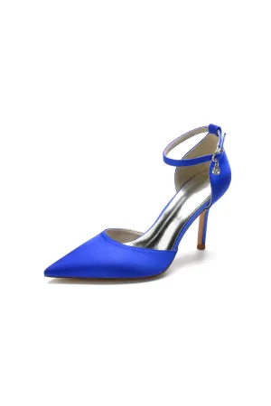 Pointed Toe Ankle Strap High Heels Shoes