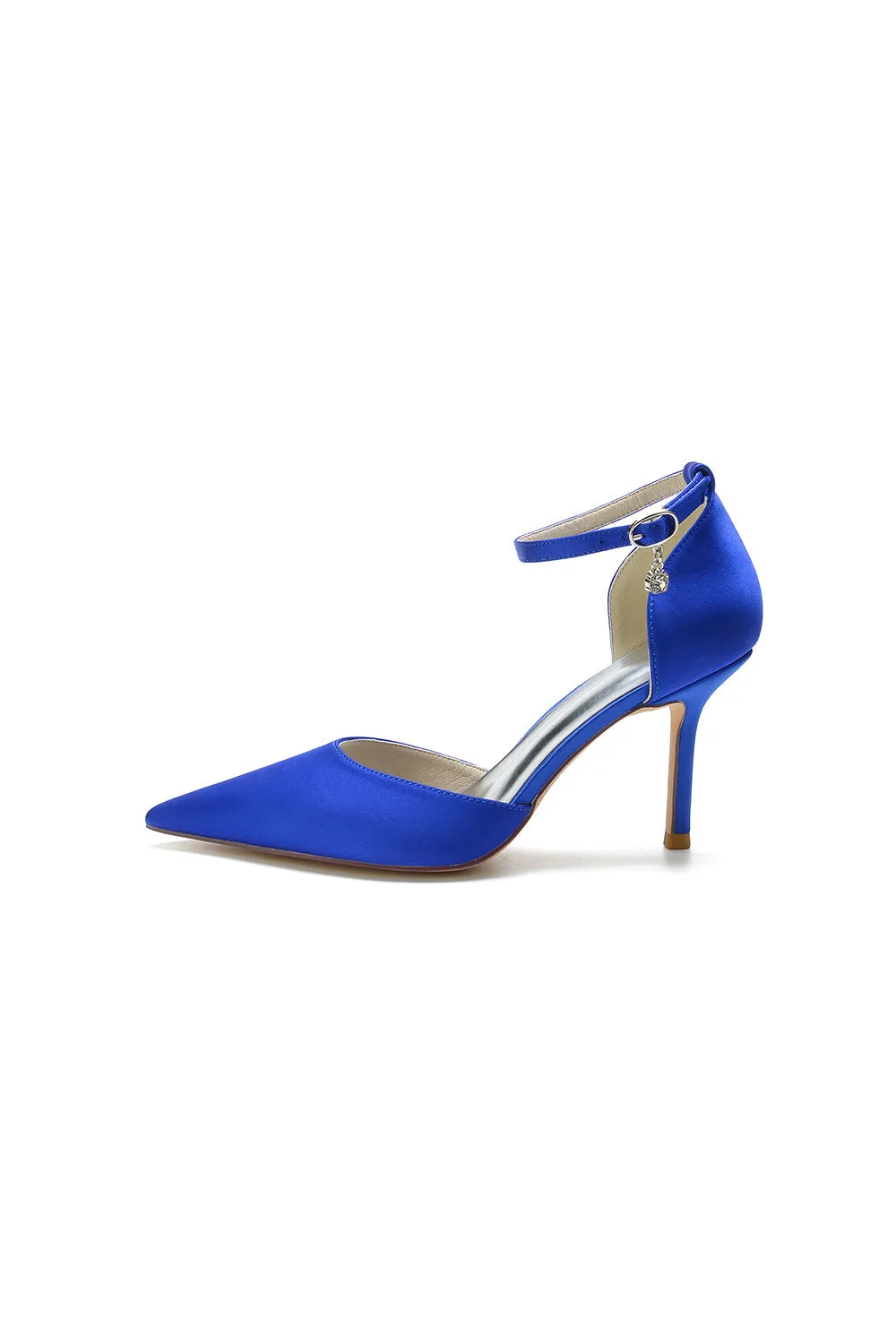 Pointed Toe Ankle Strap High Heels Shoes