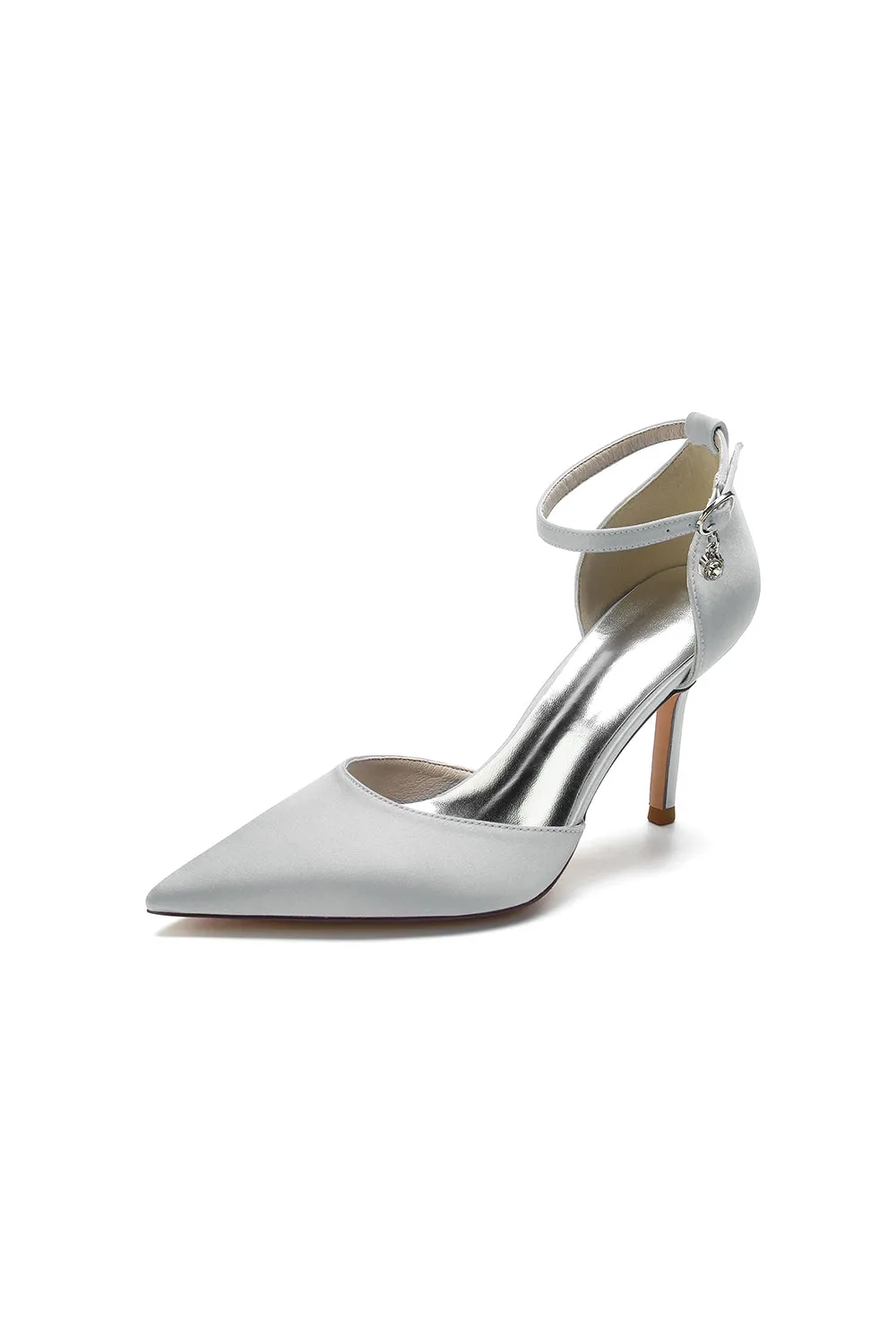 Pointed Toe Ankle Strap High Heels Shoes
