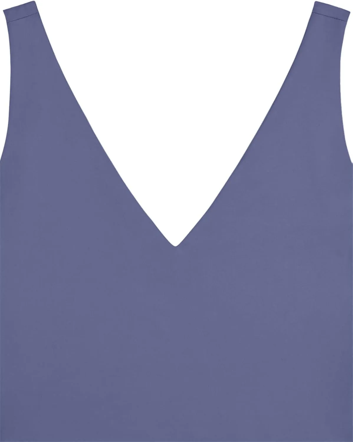 REORIA Butsmooth Womens Trendy Sexy Plunge Deep V Neck Sleeveless V Backless Slim Fit Going Out Crop Tank Tops