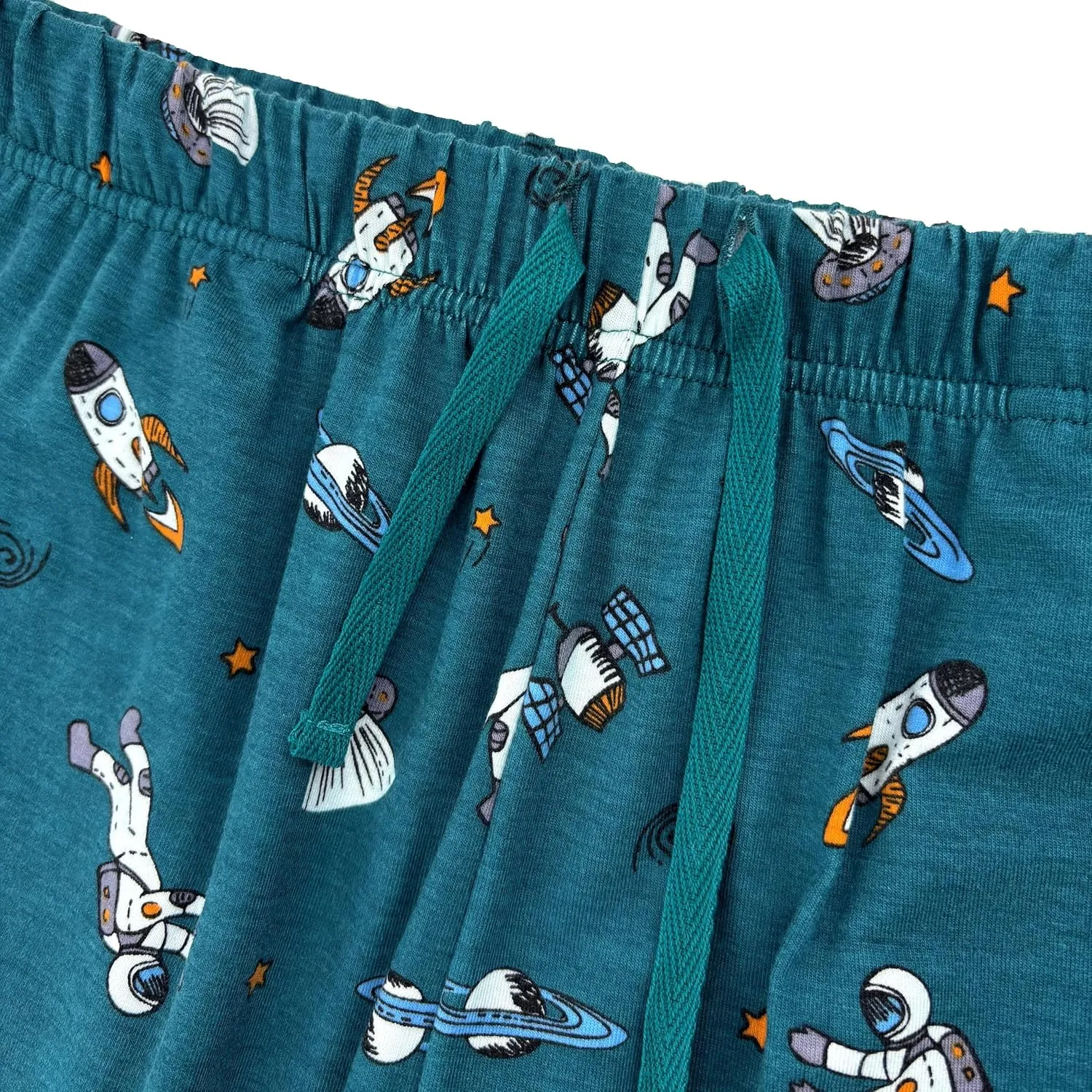 ROCK ATOLL Men's Novelty Print Soft Cotton Knit Long Pajama Lounge Pant Bottoms