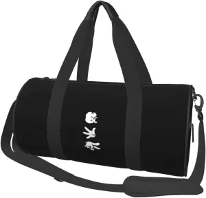 Rock Paper Scissors Cartoon Convertible Garment Bag with Shoulder Strap, Carry on Garment Duffel Bag for Men Women - Rolling Foldable for Travel Luggage Bags (Black)