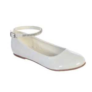 SALE TKS120 Girls Ivory Shoes (sizes 9 to 5 youth)