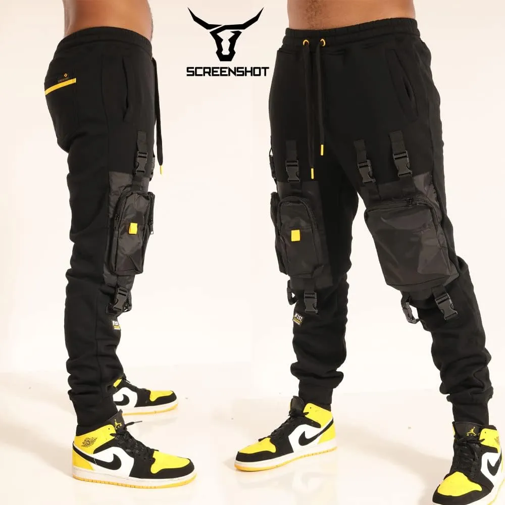 SCREENSHOT Mens Urban NYC Graffiti Hip Hop Fleece Pants Active Fashion Drawstring Sweatpants Bottoms