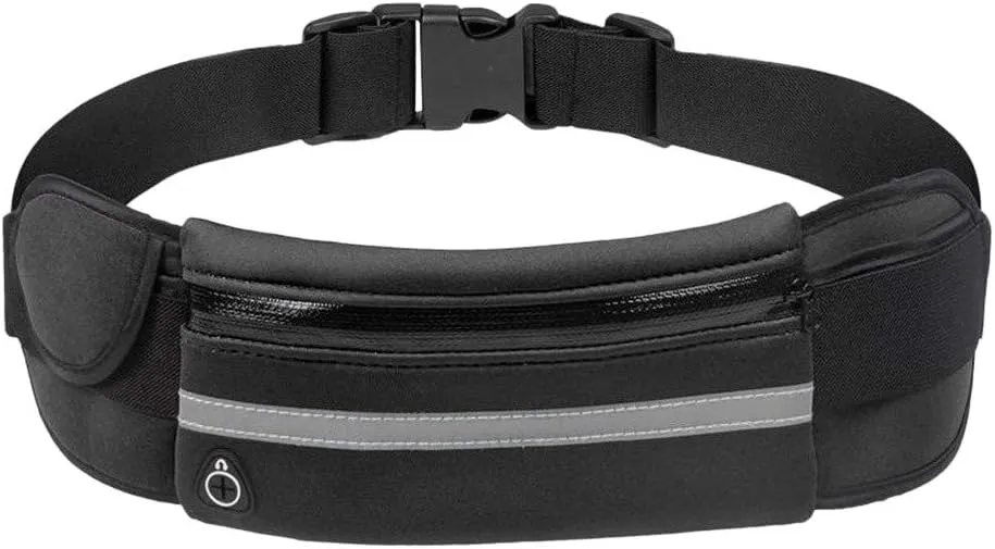 Slim Running Belts for Women, Waterproof Fanny Packs for Women,Phone Holder for Running,Reflective Waist Bag,Runners Belt Pouch,Money Belt,Waist Pack for Workout Travel Running Camping