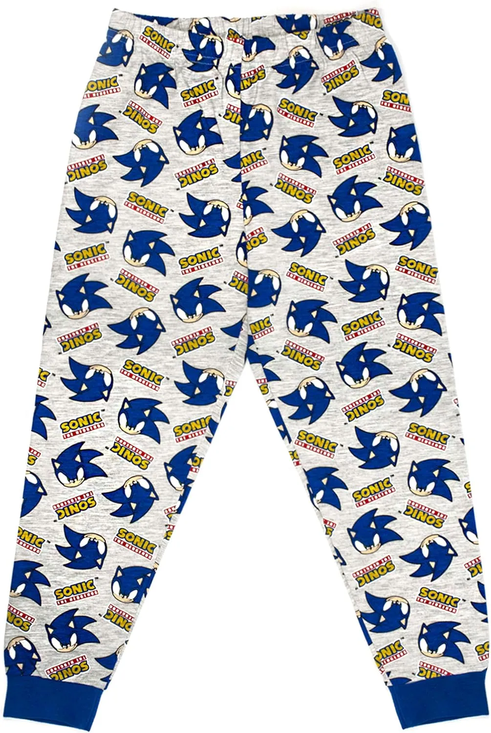 Sonic The Hedgehog Pajamas Boys Kids Character Costume Blue PJs