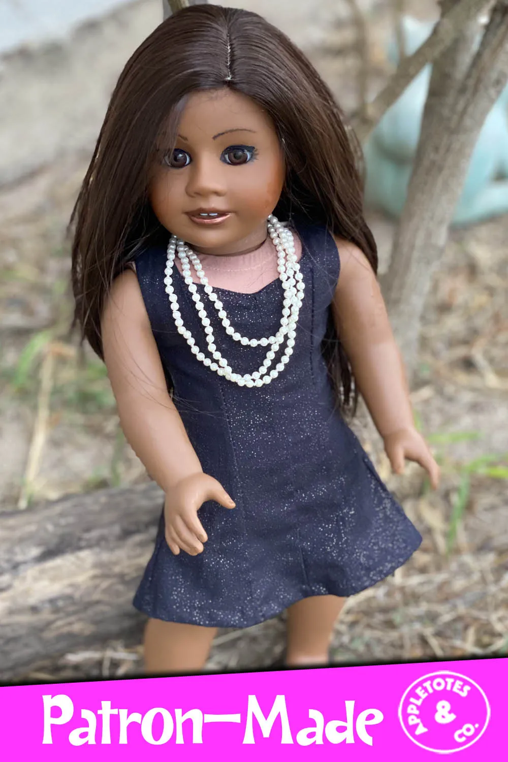 Sophia Dress Sewing Pattern for 18 Inch Dolls