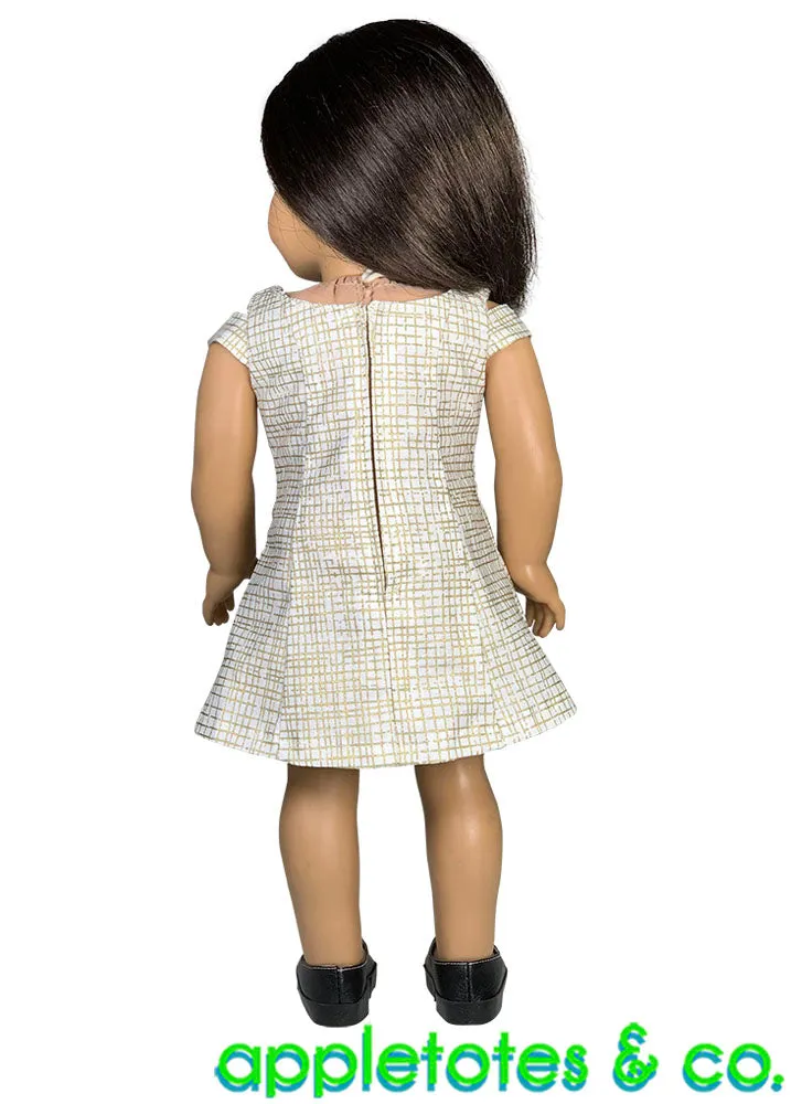 Sophia Dress Sewing Pattern for 18 Inch Dolls