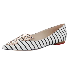 Stripe Bibi Butterfly Flats
