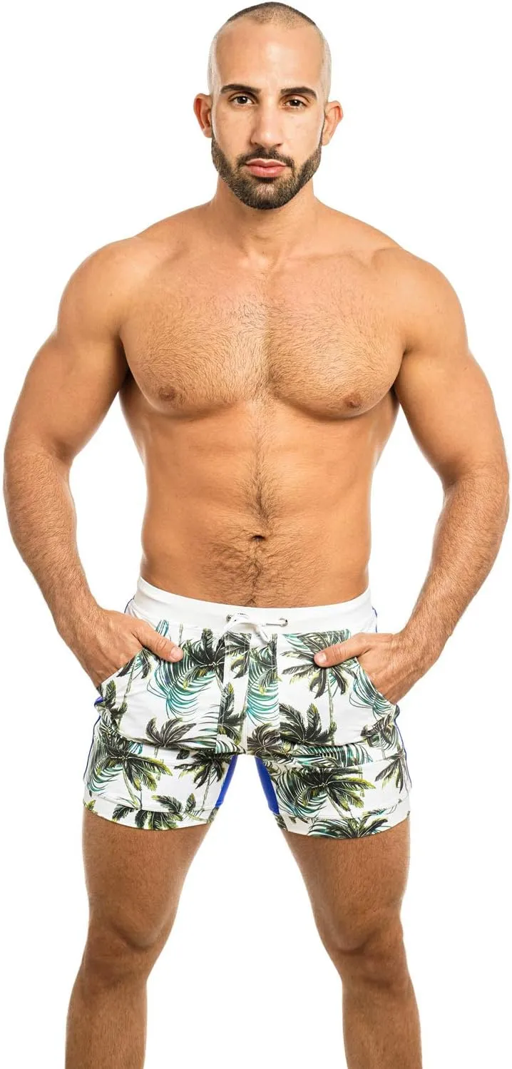 Taddlee Men's Swimwear Swimsuits Swimming Boxer Briefs Surf Board Trunks Pockets