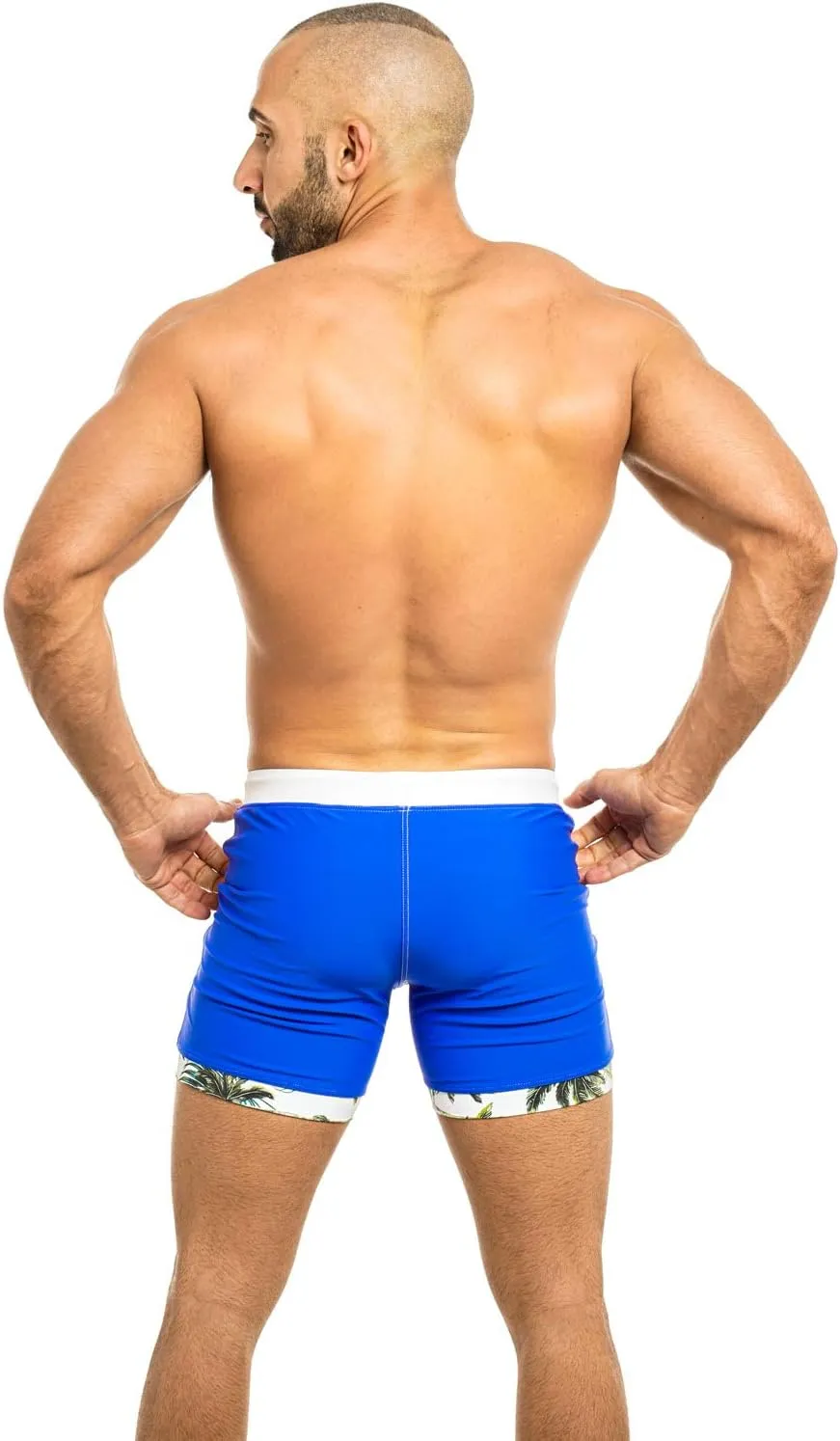 Taddlee Men's Swimwear Swimsuits Swimming Boxer Briefs Surf Board Trunks Pockets