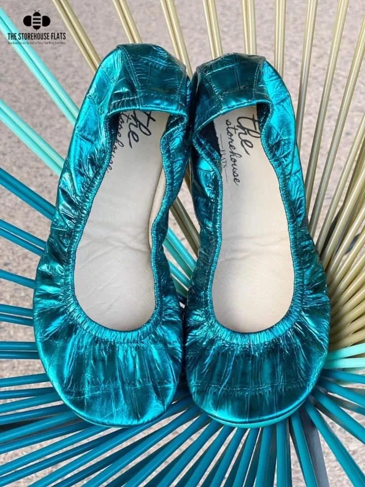Teal Zeal Crocs